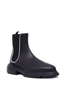 Emporio Armani Skórzane sztyblety ze sklepu Gomez Fashion Store w kategorii Botki - zdjęcie 147376723