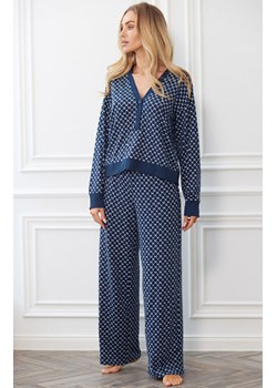 DKNY piżama damska z długim rękawem i długimi spodniami YI2922596, Kolor granatowy-wzór, Rozmiar XS, DKNY ze sklepu Intymna w kategorii Piżamy damskie - zdjęcie 147413950
