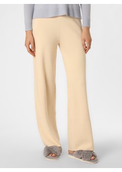 Calvin Klein Spodnie Kobiety Bawełna piaskowy jednolity ze sklepu vangraaf w kategorii Spodnie damskie - zdjęcie 147424711