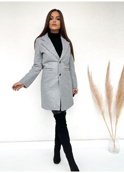 Płaszcz damski Moda Italia - STYLOWO ze sklepu STYLOWO w kategorii Płaszcze damskie - zdjęcie 147429012