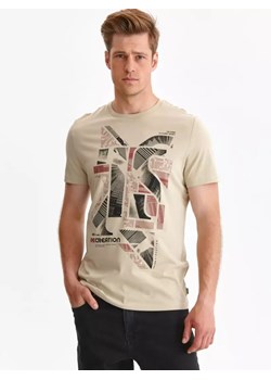 T-shirt z nadrukiem ze sklepu Top Secret w kategorii T-shirty męskie - zdjęcie 147436381