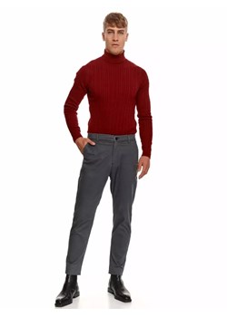 Spodnie chino we wzór ze sklepu Top Secret w kategorii Spodnie męskie - zdjęcie 147439130