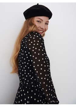 Mohito - Czarny beret - Czarny ze sklepu Mohito w kategorii Berety damskie - zdjęcie 147444511