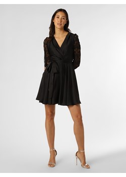 Swing Damska sukienka wieczorowa Kobiety Satyna czarny jednolity ze sklepu vangraaf w kategorii Sukienki - zdjęcie 147490342