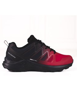 Czerwone buty trekkingowe męskie DK Softshell czarne ze sklepu ButyModne.pl w kategorii Buty trekkingowe męskie - zdjęcie 147494862