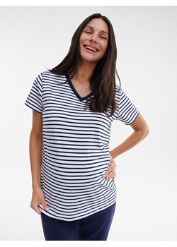 Reserved - T-shirt z bawełny pima - Wielobarwny ze sklepu Reserved w kategorii Bluzki ciążowe - zdjęcie 147529970