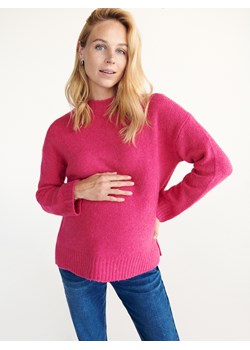 Reserved - Sweter z domieszką wełny - Różowy ze sklepu Reserved w kategorii Swetry damskie - zdjęcie 147531620