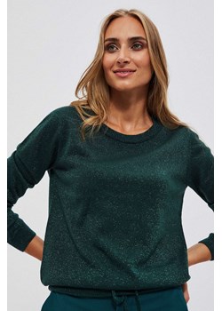 Sweter z metaliczną nitką ze sklepu Moodo.pl w kategorii Swetry damskie - zdjęcie 147532324
