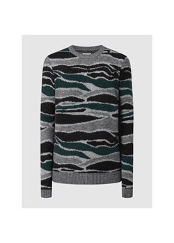 Sweter we wzory na całej powierzchni ze sklepu Peek&Cloppenburg  w kategorii Swetry męskie - zdjęcie 147542514