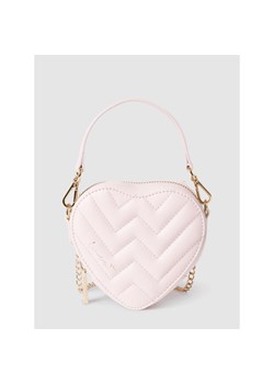 Torba na ramię ze skóry model ‘Mini Heart Bag Blush’ ze sklepu Peek&Cloppenburg  w kategorii Listonoszki - zdjęcie 147542634
