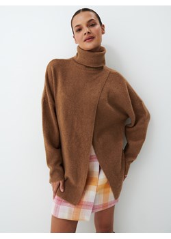 Mohito - Sweter z golfem oversize - Beżowy ze sklepu Mohito w kategorii Swetry damskie - zdjęcie 147551662