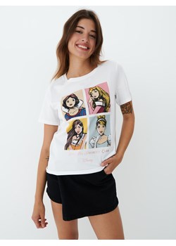 Mohito - T-shirt Disney - Biały ze sklepu Mohito w kategorii Bluzki damskie - zdjęcie 147552042
