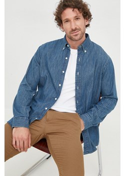 Polo Ralph Lauren koszula jeansowa 710792043001 męska regular z kołnierzykiem button-down ze sklepu ANSWEAR.com w kategorii Koszule męskie - zdjęcie 147579732