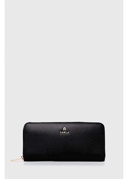 Furla portfel skórzany damski kolor czarny ze sklepu ANSWEAR.com w kategorii Portfele damskie - zdjęcie 147585203