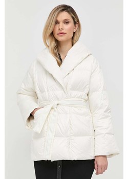 Marella kurtka puchowa damska kolor biały zimowa oversize ze sklepu ANSWEAR.com w kategorii Kurtki damskie - zdjęcie 147595190