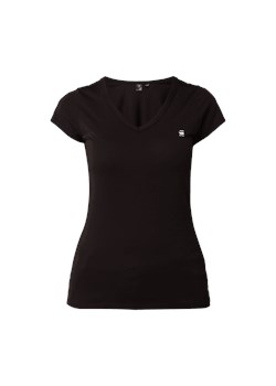 T-shirt o kroju slim fit z dekoltem w serek model ‘Eyben’ ze sklepu Peek&Cloppenburg  w kategorii Bluzki damskie - zdjęcie 147599854