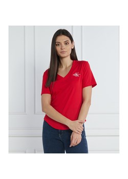 CALVIN KLEIN JEANS T-shirt | Regular Fit ze sklepu Gomez Fashion Store w kategorii Bluzki damskie - zdjęcie 147604372