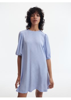 Reserved - Sukienka z wiskozy - Niebieski ze sklepu Reserved w kategorii Sukienki - zdjęcie 147635863