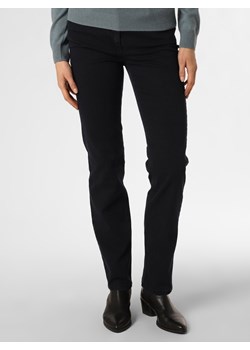 Zerres Jeansy  Kobiety dark stone jednolity ze sklepu vangraaf w kategorii Jeansy damskie - zdjęcie 147642320