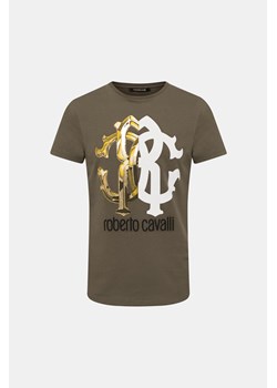 CAVALLI CLASS T-shirt - Zielony - Mężczyzna - 3XL(3XL) ze sklepu Halfprice w kategorii T-shirty męskie - zdjęcie 147647643