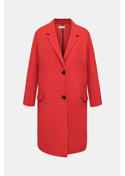 ZADIG & VOLTAIRE Płaszcz z wełną - Czerwony - Kobieta - 34 FR(XS) ze sklepu Halfprice w kategorii Płaszcze damskie - zdjęcie 147654593