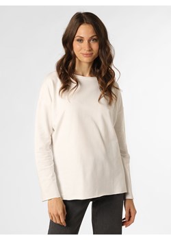 Marie Lund Damska bluza nierozpinana Kobiety Materiał dresowy biały jednolity ze sklepu vangraaf w kategorii Bluzy damskie - zdjęcie 147727450
