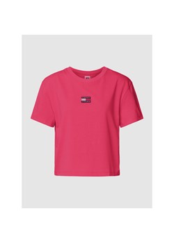T-shirt z naszywką z logo ze sklepu Peek&Cloppenburg  w kategorii Bluzki damskie - zdjęcie 147729721