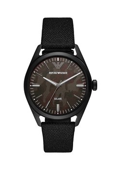 Emporio Armani zegarek męski kolor czarny ze sklepu ANSWEAR.com w kategorii Zegarki - zdjęcie 147749662