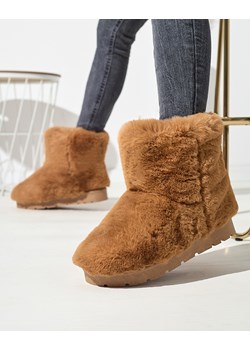 Royalfashion Damskie buty a'la śniegowce w kolorze camelowym Ottola ze sklepu royalfashion.pl w kategorii Śniegowce damskie - zdjęcie 147757432