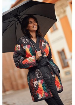 Kurtka ocieplana kimonowa Wild Moon, S/M ze sklepu NAOKO w kategorii Płaszcze damskie - zdjęcie 147786761