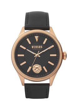 Versus Versace zegarek męski kolor czarny ze sklepu ANSWEAR.com w kategorii Zegarki - zdjęcie 147800500