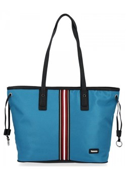 Torebka damska shopper David Jones Turkusowa ze sklepu torbs.pl w kategorii Torby Shopper bag - zdjęcie 147809242
