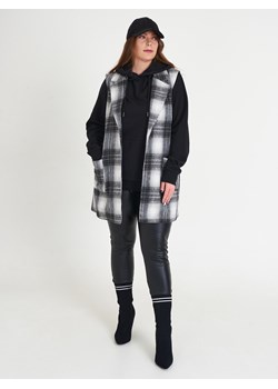 GATE Kamizelka w kratkę z paskiem  plus size 44 ze sklepu gateshop w kategorii Kamizelki damskie - zdjęcie 147817593