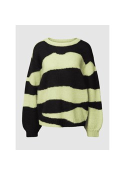 Sweter z dzianiny w paski ze sklepu Peek&Cloppenburg  w kategorii Swetry damskie - zdjęcie 147877910