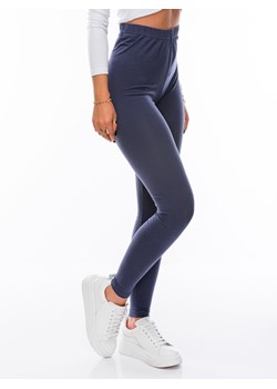 Spodnie damskie legginsy 071PLR - grafitowe ze sklepu Edoti w kategorii Spodnie damskie - zdjęcie 147910594