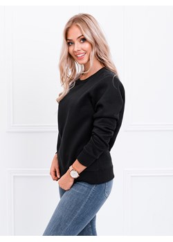 Bluza damska bez kaptura 001TLR - czarna ze sklepu Edoti w kategorii Bluzy damskie - zdjęcie 147912341