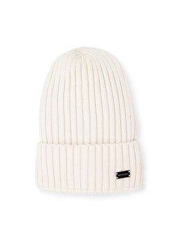 Damska czapka z gęstym splotem prosta ze sklepu WITTCHEN w kategorii Czapki zimowe damskie - zdjęcie 147914180