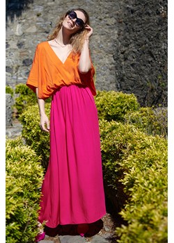 Długa sukienka kimonowa Hello Sunshine XS/S ze sklepu NAOKO w kategorii Sukienki - zdjęcie 147915181