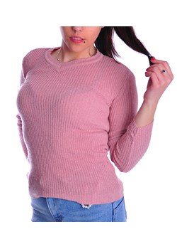 Jasno różowa bluzka damska /G2-1 UB340 T076/ ze sklepu Pantofelek24.pl w kategorii Swetry damskie - zdjęcie 147943562