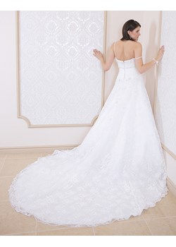 Suknia Ślubna FSS531 BIAŁY ze sklepu fokus.pl w kategorii Sukienki - zdjęcie 14796440