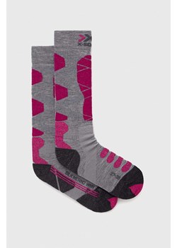 X-Socks skarpety narciarskie Ski Silk Merino 4.0 ze sklepu ANSWEAR.com w kategorii Skarpetki damskie - zdjęcie 147969832