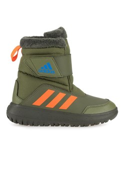 Buty adidas Winterplay Boots GZ6797 - zielone ze sklepu streetstyle24.pl w kategorii Buty zimowe dziecięce - zdjęcie 147970590