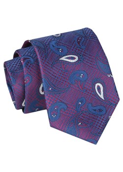 Krawat - ALTIES - Bordo we Wzór Paisley KRALTS0818 ze sklepu JegoSzafa.pl w kategorii Krawaty - zdjęcie 147976204