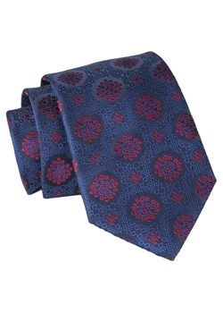 Krawat - ALTIES - Duże Grochy, Granat KRALTS0820 ze sklepu JegoSzafa.pl w kategorii Krawaty - zdjęcie 147976222