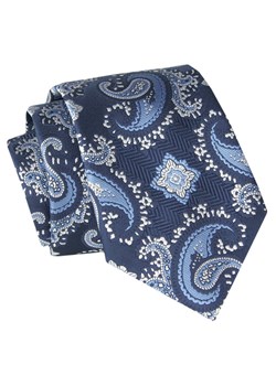 Krawat - ALTIES - Granat, Orientalny Wzór KRALTS0821 ze sklepu JegoSzafa.pl w kategorii Krawaty - zdjęcie 147976234