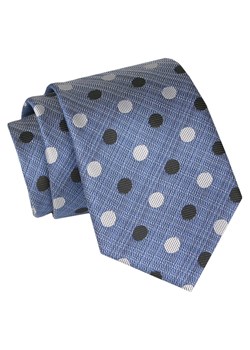 Krawat - ALTIES - Niebieski w Grochy KRALTS0812 ze sklepu JegoSzafa.pl w kategorii Krawaty - zdjęcie 147976244