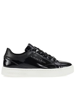 Buty Calvin Klein Classic Cupsole Glossy Patent YW0YW00875-BDS - czarne ze sklepu streetstyle24.pl w kategorii Trampki damskie - zdjęcie 147982191