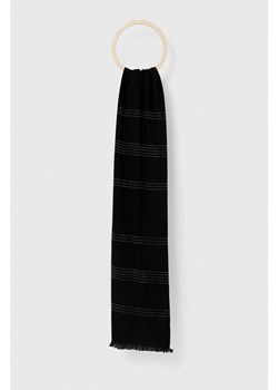Morgan szalik damski kolor czarny wzorzysty ze sklepu ANSWEAR.com w kategorii Szaliki i chusty damskie - zdjęcie 148019721