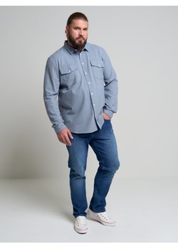 Koszula męska flanelowa niebieska Gower 400 ze sklepu Big Star w kategorii Koszule męskie - zdjęcie 148040922