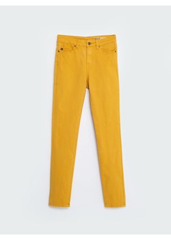 Spodnie jeans damskie z wysokim stanem żółte Adela 202 ze sklepu Big Star w kategorii Jeansy damskie - zdjęcie 148042660